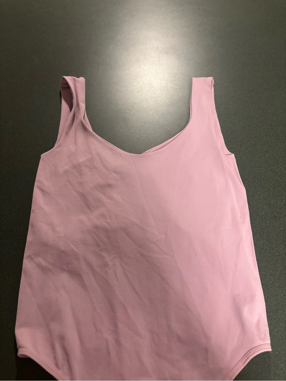 Free People Lavender Scoop Neck Bodysuit